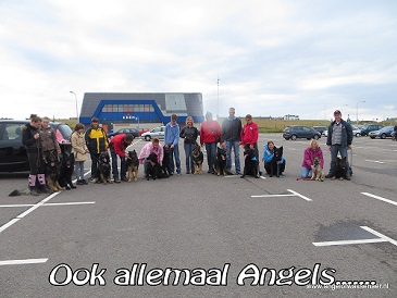 De DHCN wandeling van Katwijk naar Noordwijk met heel veel Angels